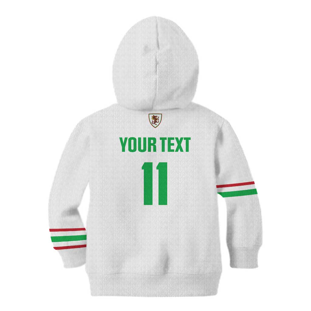 Custom Football 2026 Wales Dragon Kid Hoodie Cymru Gorau Chwarae Cyd Chwarae