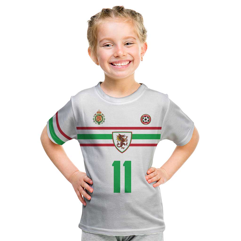 Custom Football 2026 Wales Dragon Kid T Shirt Cymru Gorau Chwarae Cyd Chwarae