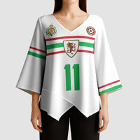 Custom Football 2026 Wales Dragon Kimono Sleeve Blouse Cymru Gorau Chwarae Cyd Chwarae