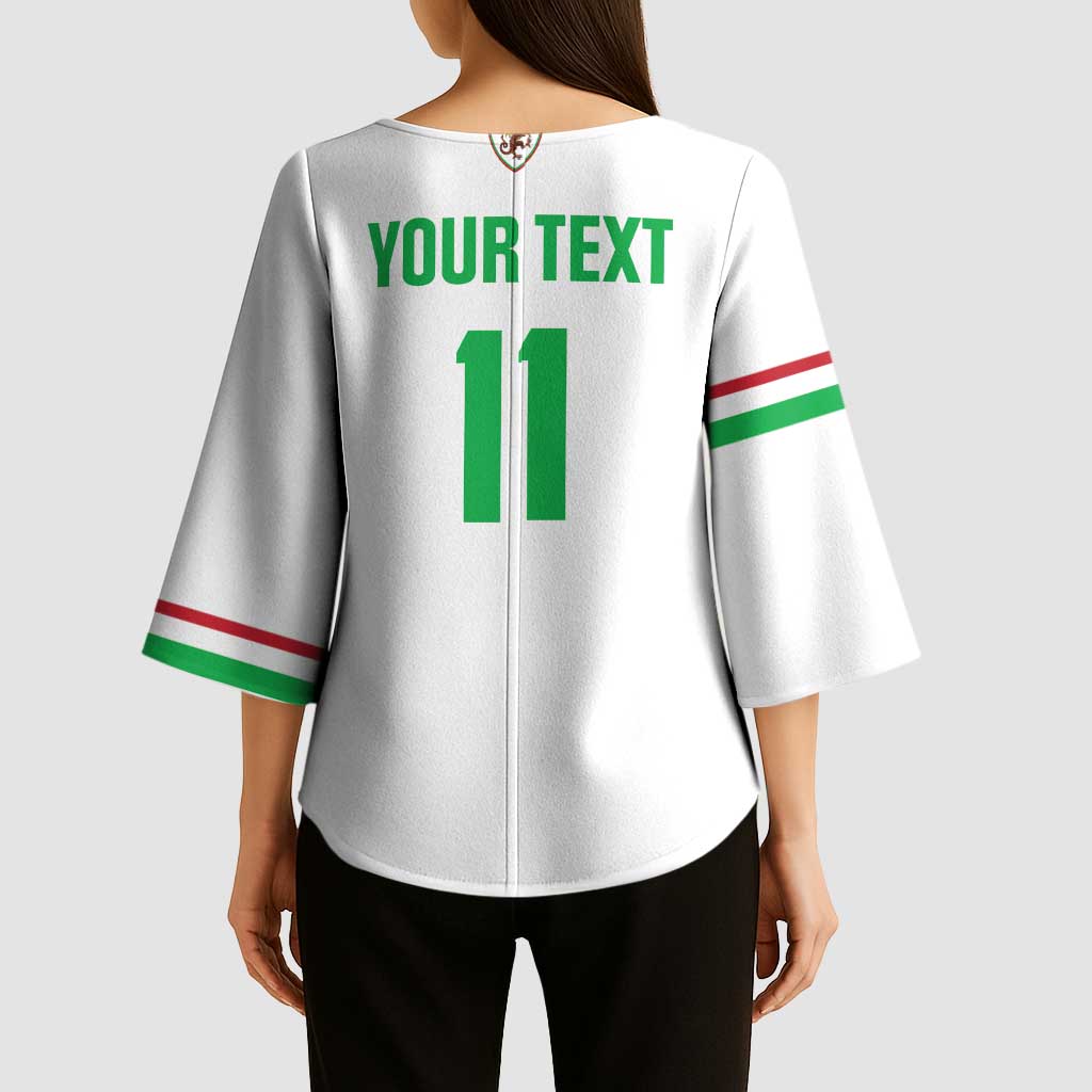Custom Football 2026 Wales Dragon Kimono Sleeve Blouse Cymru Gorau Chwarae Cyd Chwarae