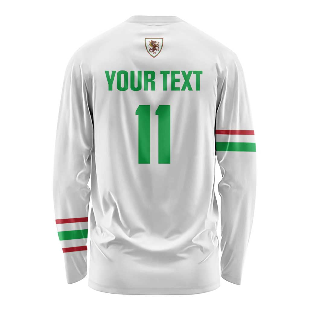 Custom Football 2026 Wales Dragon Long Sleeve Shirt Cymru Gorau Chwarae Cyd Chwarae