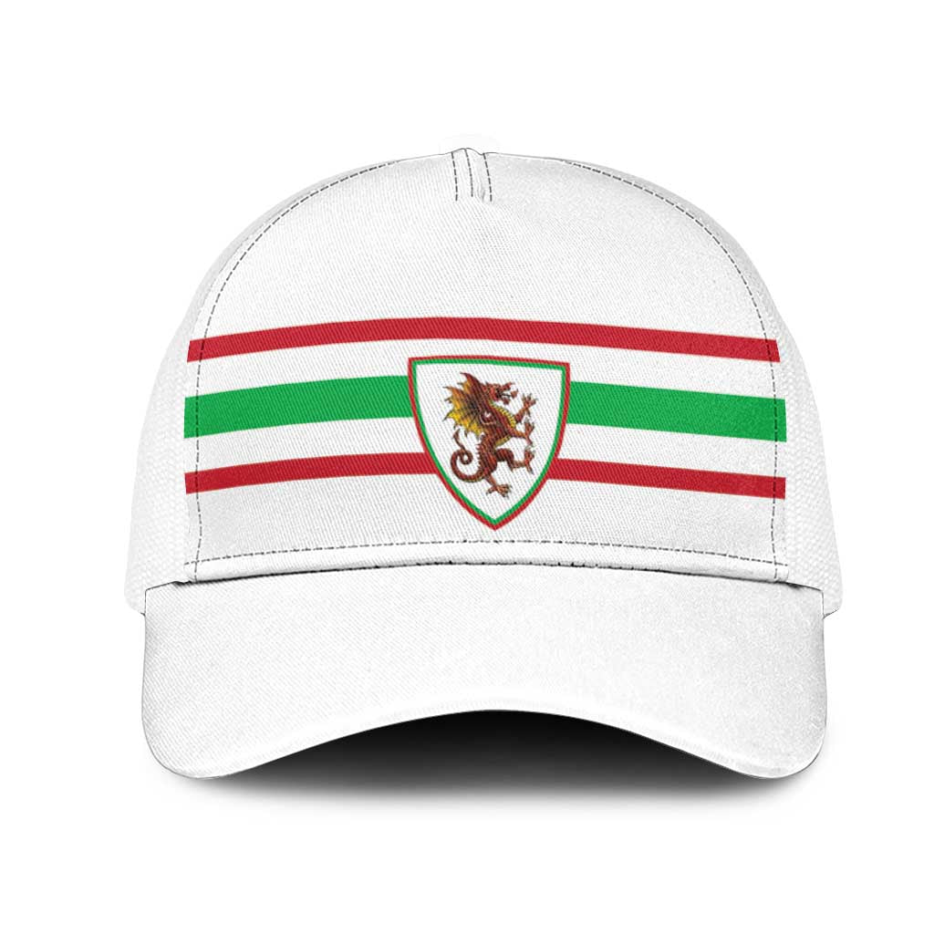 Football 2026 Wales Dragon Mesh Trucker Cap Cymru Gorau Chwarae Cyd Chwarae