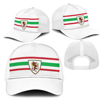 Football 2026 Wales Dragon Mesh Trucker Cap Cymru Gorau Chwarae Cyd Chwarae