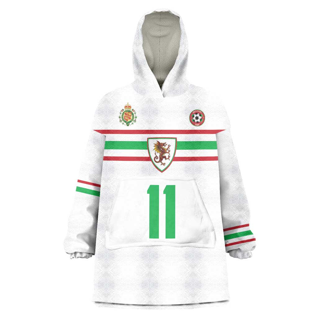 Custom Football 2026 Wales Dragon Wearable Blanket Hoodie Cymru Gorau Chwarae Cyd Chwarae