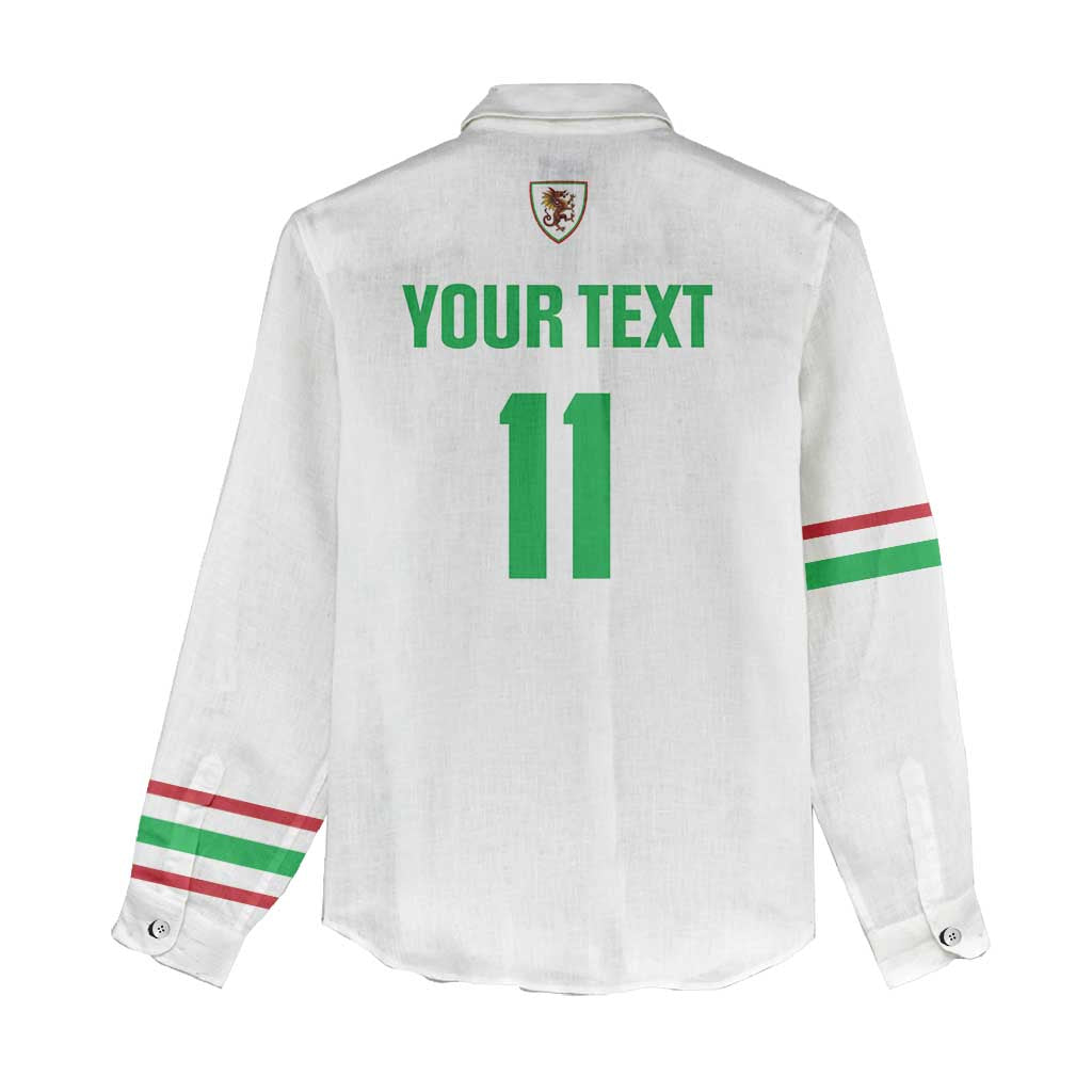 Custom Football 2026 Wales Dragon Women Casual Shirt Cymru Gorau Chwarae Cyd Chwarae