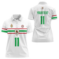 Custom Football 2026 Wales Dragon Women Polo Shirt Cymru Gorau Chwarae Cyd Chwarae