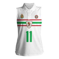 Custom Football 2026 Wales Dragon Women Sleeveless Polo Shirt Cymru Gorau Chwarae Cyd Chwarae