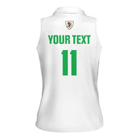 Custom Football 2026 Wales Dragon Women Sleeveless Polo Shirt Cymru Gorau Chwarae Cyd Chwarae