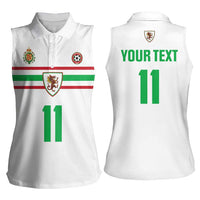 Custom Football 2026 Wales Dragon Women Sleeveless Polo Shirt Cymru Gorau Chwarae Cyd Chwarae