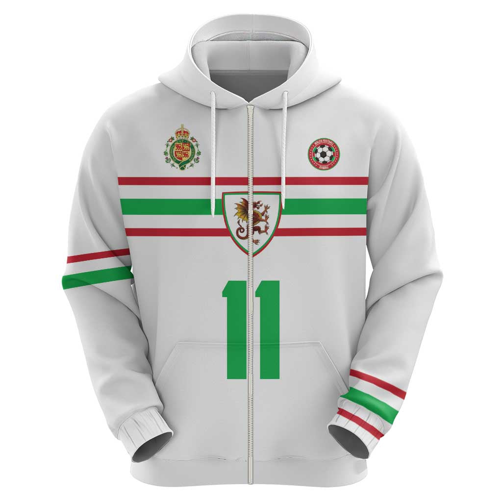 Custom Football 2026 Wales Dragon Zip Hoodie Cymru Gorau Chwarae Cyd Chwarae