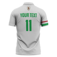 Custom Football 2026 Wales Dragon Zipper Polo Shirt Cymru Gorau Chwarae Cyd Chwarae