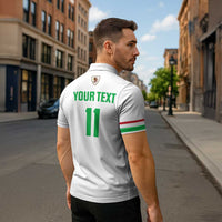 Custom Football 2026 Wales Dragon Zipper Polo Shirt Cymru Gorau Chwarae Cyd Chwarae