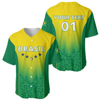 Personalized Brazil 2024 Baseball Jersey Selecao Brasileira - Wonder Print Shop