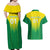 Personalized Brazil 2024 Couples Matching Off Shoulder Maxi Dress and Hawaiian Shirt Selecao Brasileira