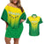 Personalized Brazil 2024 Couples Matching Off Shoulder Short Dress and Hawaiian Shirt Selecao Brasileira