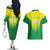 Personalized Brazil 2024 Couples Matching Off The Shoulder Long Sleeve Dress and Hawaiian Shirt Selecao Brasileira - Wonder Print Shop