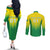 Personalized Brazil 2024 Couples Matching Off The Shoulder Long Sleeve Dress and Long Sleeve Button Shirt Selecao Brasileira