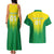 Personalized Brazil 2024 Couples Matching Tank Maxi Dress and Hawaiian Shirt Selecao Brasileira - Wonder Print Shop