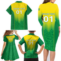 Personalized Brazil 2024 Family Matching Long Sleeve Bodycon Dress and Hawaiian Shirt Selecao Brasileira - Wonder Print Shop