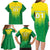 Personalized Brazil 2024 Family Matching Long Sleeve Bodycon Dress and Hawaiian Shirt Selecao Brasileira
