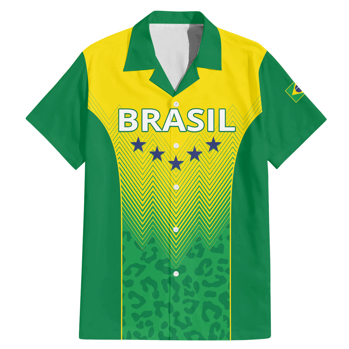 Personalized Brazil 2024 Family Matching Mermaid Dress and Hawaiian Shirt Selecao Brasileira - Wonder Print Shop