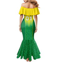 Personalized Brazil 2024 Family Matching Mermaid Dress and Hawaiian Shirt Selecao Brasileira - Wonder Print Shop