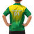 Personalized Brazil 2024 Family Matching Off The Shoulder Long Sleeve Dress and Hawaiian Shirt Selecao Brasileira