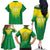 Personalized Brazil 2024 Family Matching Off The Shoulder Long Sleeve Dress and Hawaiian Shirt Selecao Brasileira