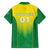 Personalized Brazil 2024 Family Matching Off Shoulder Maxi Dress and Hawaiian Shirt Selecao Brasileira - Wonder Print Shop