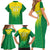 Personalized Brazil 2024 Family Matching Short Sleeve Bodycon Dress and Hawaiian Shirt Selecao Brasileira - Wonder Print Shop
