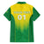 Personalized Brazil 2024 Family Matching Short Sleeve Bodycon Dress and Hawaiian Shirt Selecao Brasileira - Wonder Print Shop