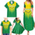 Personalized Brazil 2024 Family Matching Summer Maxi Dress and Hawaiian Shirt Selecao Brasileira