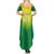 Personalized Brazil 2024 Family Matching Summer Maxi Dress and Hawaiian Shirt Selecao Brasileira