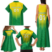 Personalized Brazil 2024 Family Matching Tank Maxi Dress and Hawaiian Shirt Selecao Brasileira - Wonder Print Shop