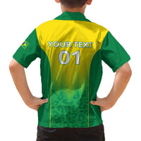 Personalized Brazil 2024 Kid Hawaiian Shirt Selecao Brasileira - Wonder Print Shop