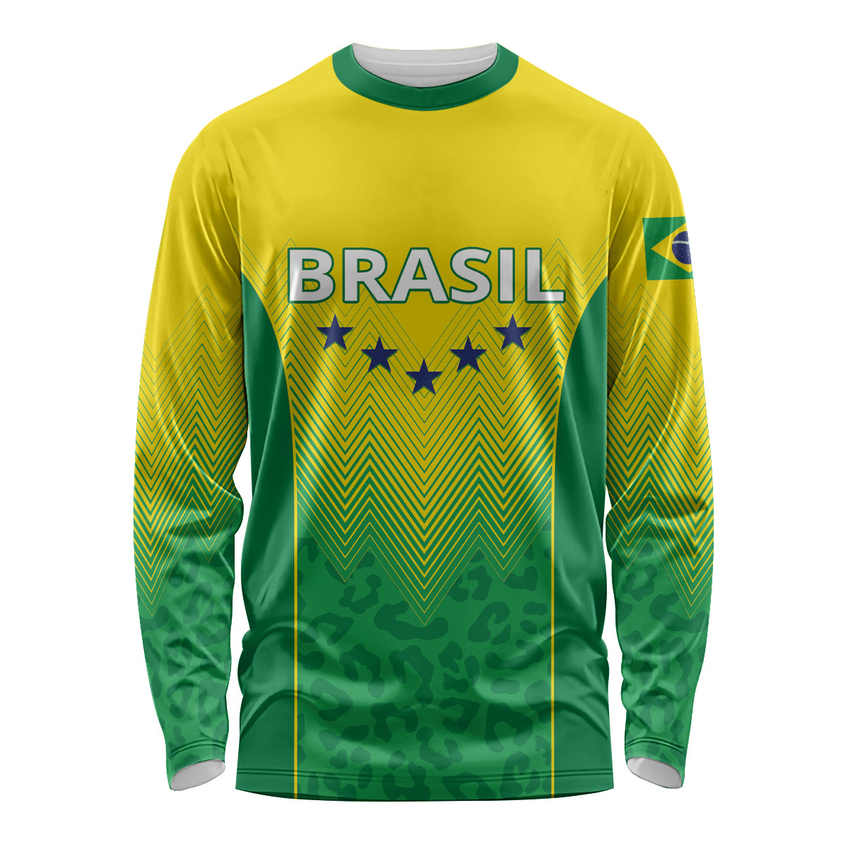 Personalized Brazil 2024 Long Sleeve Shirt Selecao Brasileira - Wonder Print Shop