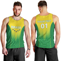 Personalized Brazil 2024 Men Tank Top Selecao Brasileira - Wonder Print Shop