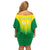 Personalized Brazil 2024 Off Shoulder Short Dress Selecao Brasileira