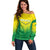 Personalized Brazil 2024 Off Shoulder Sweater Selecao Brasileira