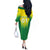 Personalized Brazil 2024 Off The Shoulder Long Sleeve Dress Selecao Brasileira - Wonder Print Shop