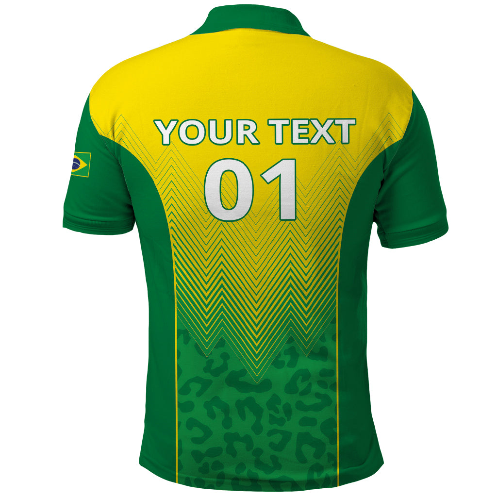 Personalized Brazil 2024 Polo Shirt Selecao Brasileira - Wonder Print Shop