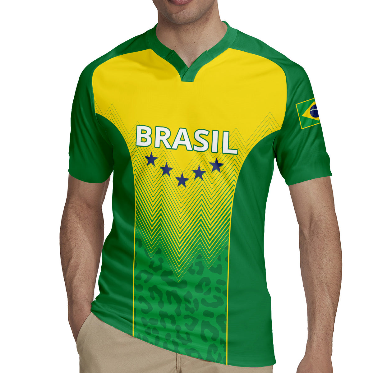 Personalized Brazil 2024 Rugby Jersey Selecao Brasileira - Wonder Print Shop