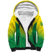 Personalized Brazil 2024 Sherpa Hoodie Selecao Brasileira - Wonder Print Shop