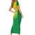 Personalized Brazil 2024 Short Sleeve Bodycon Dress Selecao Brasileira - Wonder Print Shop