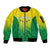 Personalized Brazil 2024 Sleeve Zip Bomber Jacket Selecao Brasileira - Wonder Print Shop