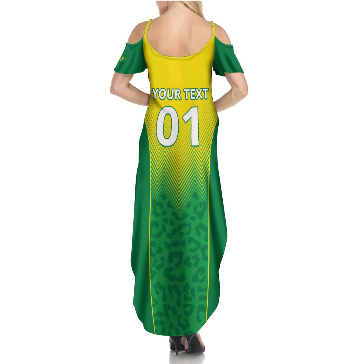 Personalized Brazil 2024 Summer Maxi Dress Selecao Brasileira - Wonder Print Shop