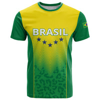 Personalized Brazil 2024 T Shirt Selecao Brasileira - Wonder Print Shop