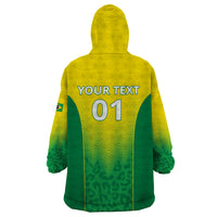 Personalized Brazil 2024 Wearable Blanket Hoodie Selecao Brasileira - Wonder Print Shop