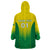 Personalized Brazil 2024 Wearable Blanket Hoodie Selecao Brasileira - Wonder Print Shop