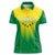 Personalized Brazil 2024 Women Polo Shirt Selecao Brasileira - Wonder Print Shop